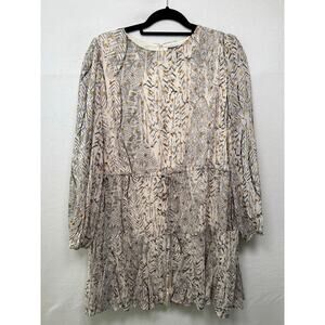 Arula Glam Chiffon Layer Art-to-Wear Gypsy Tiered Dress, Size A (14/16)